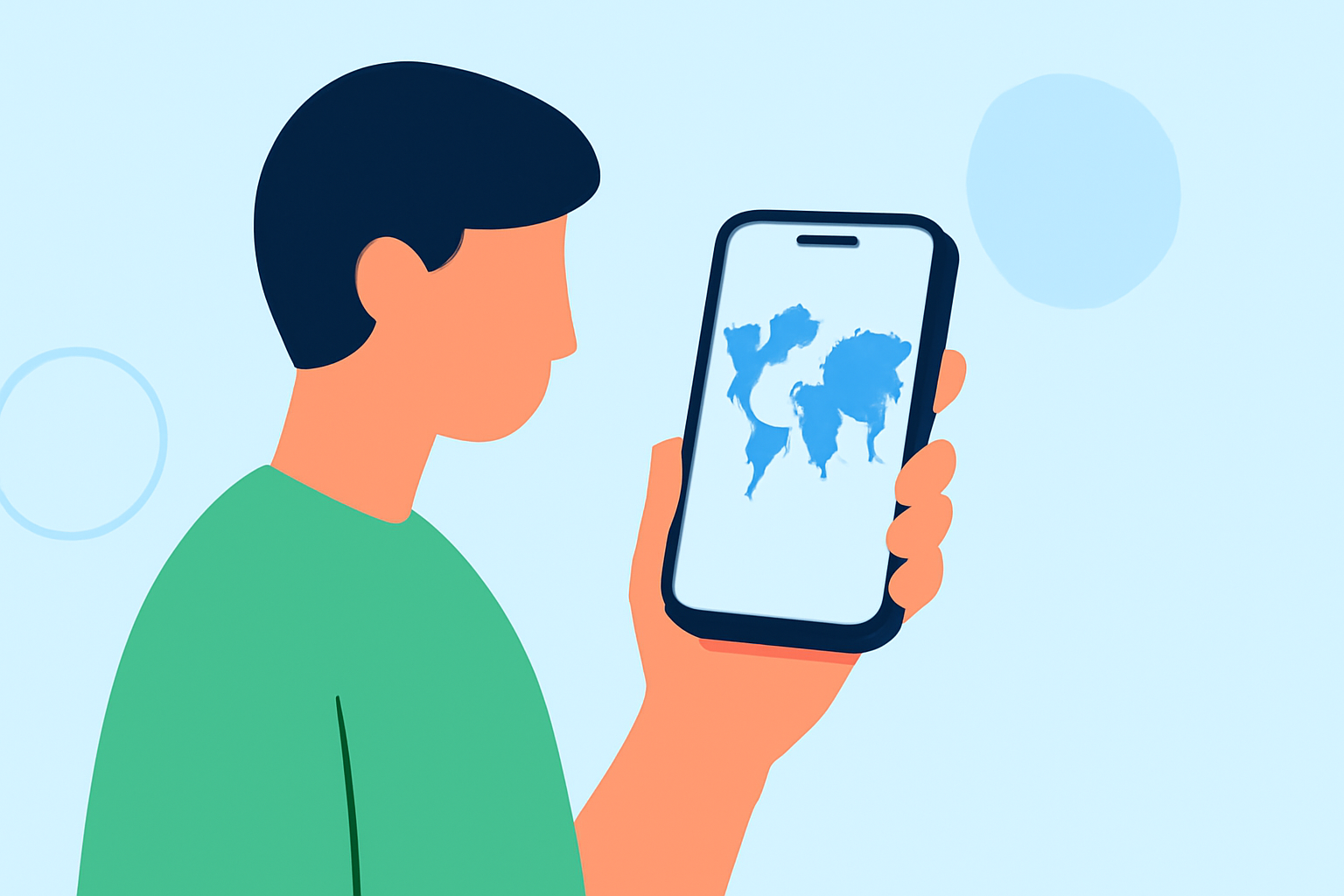 Enhancing Your Travel Photos with World Map Overlays on iPhone