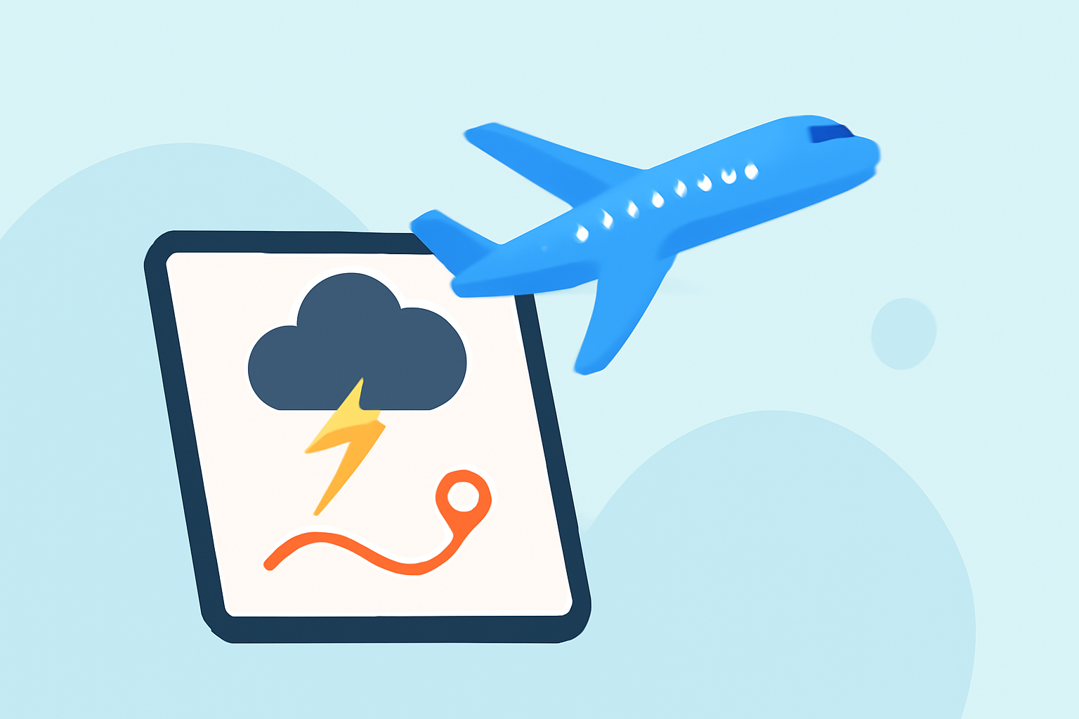 What is Tracking Storms Along Your Route for Domestic Flights?