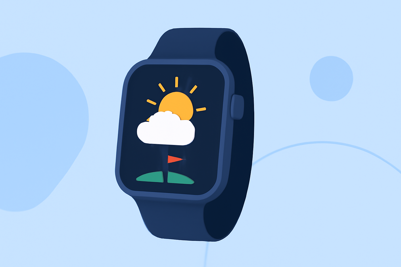 Weather for Golf Trips Guide on Apple Watch