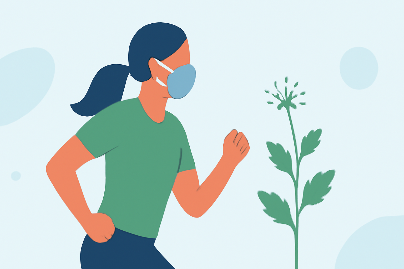 Managing Weed Pollen Exposure During Outdoor Workouts