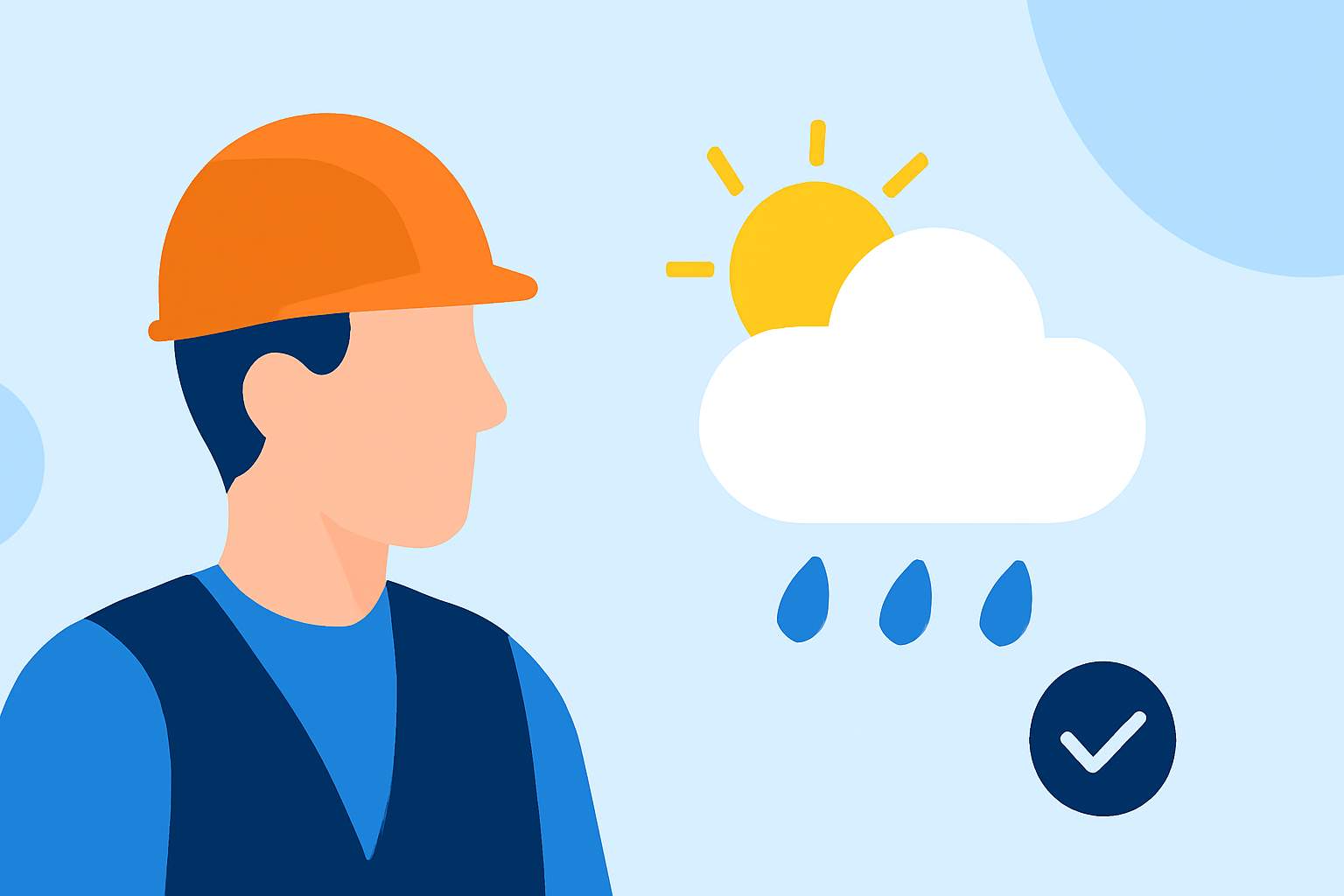 Quick Weather for Outdoor Construction During Events
