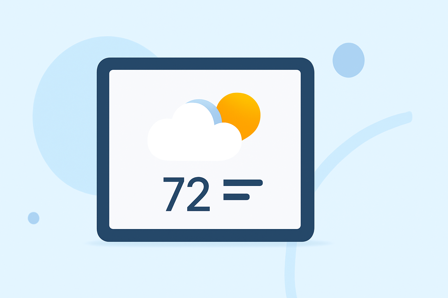 Creating Glanceable Weather Widgets on iPad