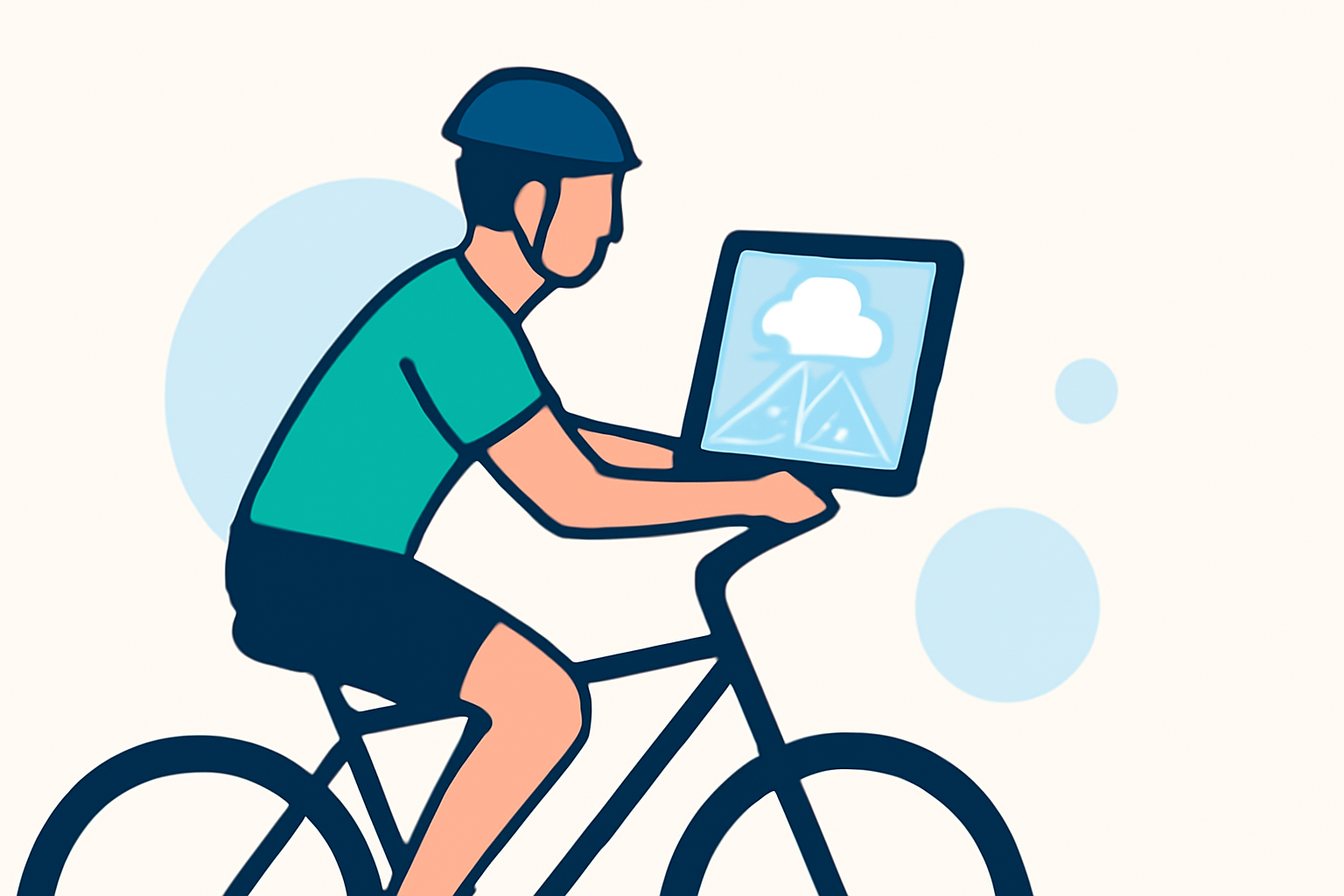 Optimizing Your Outdoor Cycling Experience with Clime's Weather Forecasting on iPad