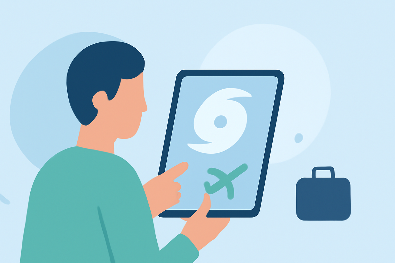 Getting Started with Hurricane Season Travel on iPad