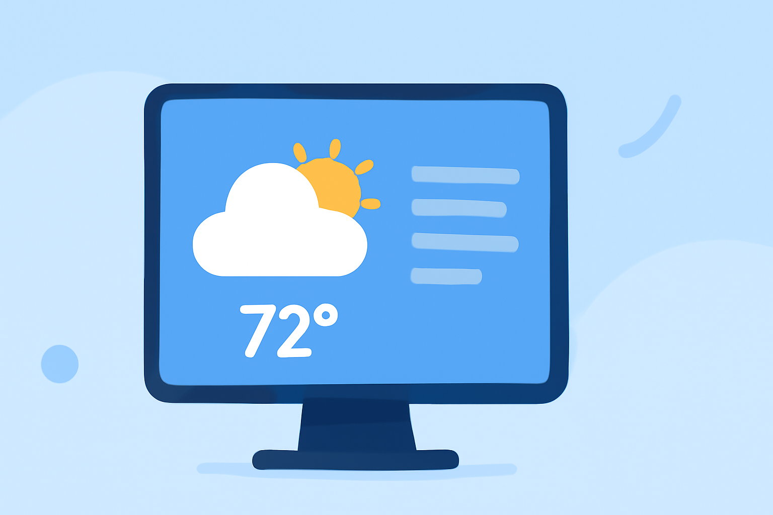 Easy Weather Widgets the Right Way