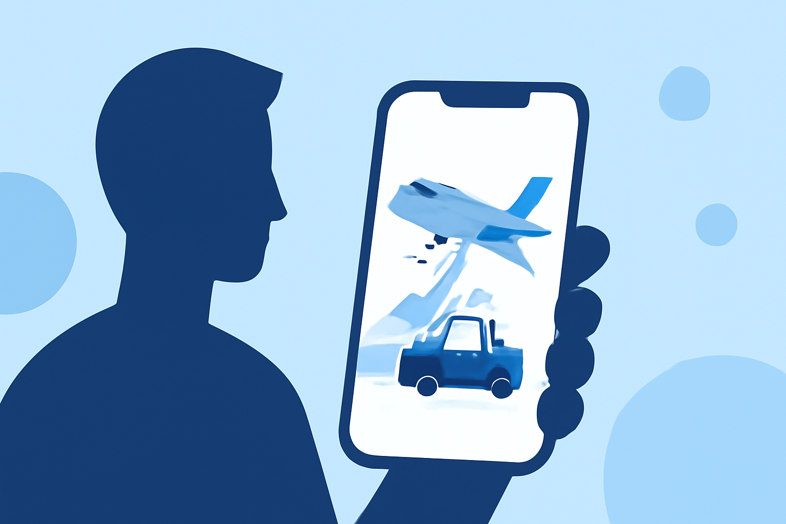 Quick Aircraft De-Icing in Winter on Your Phone