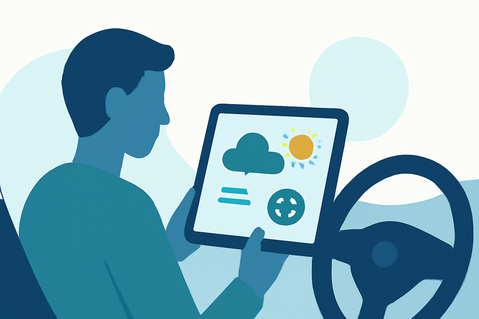 Weather and Mood Planning Tutorial in the Car