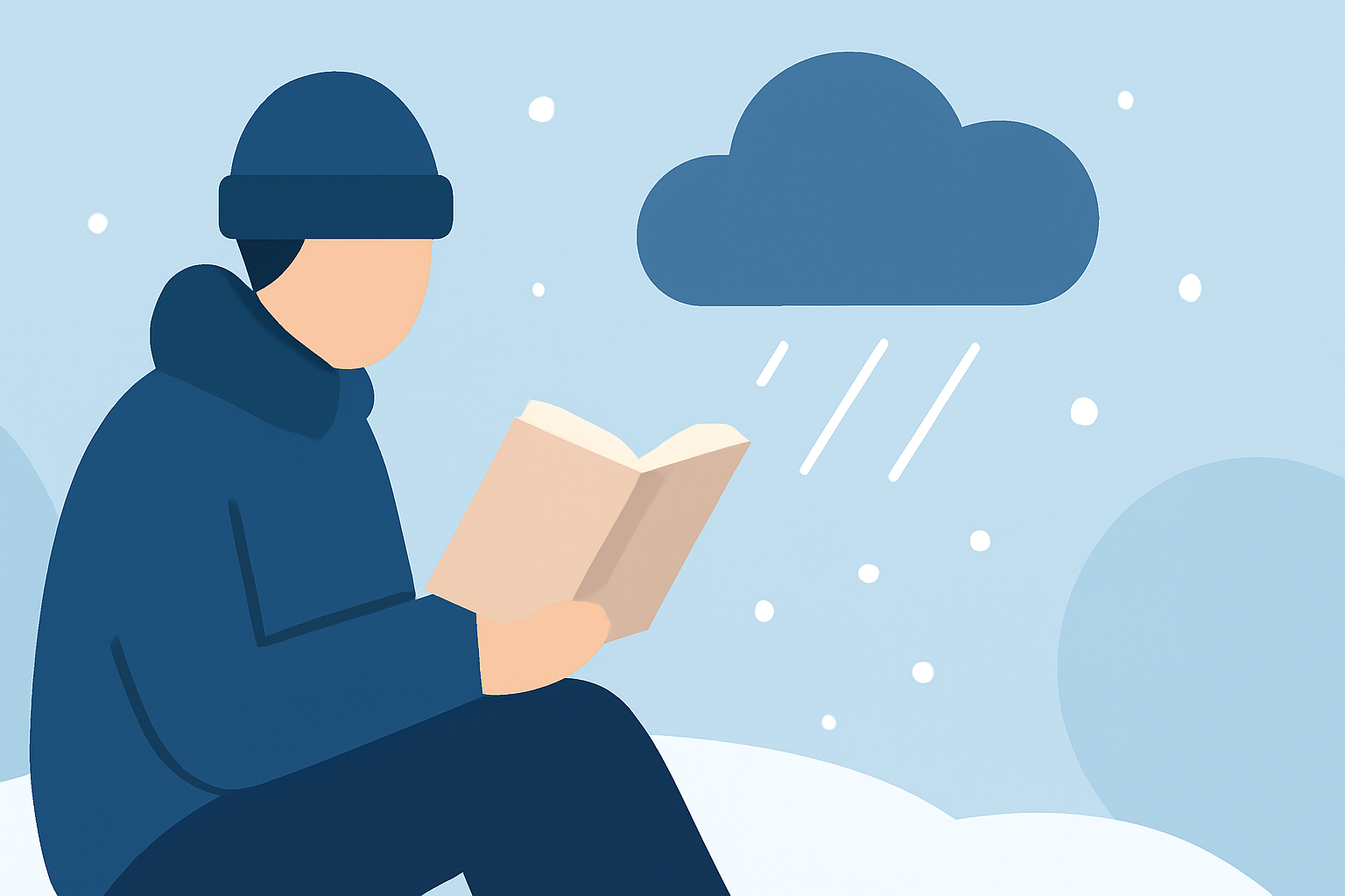 Outdoor Reading During Winter Storms: Essential Safety Measures