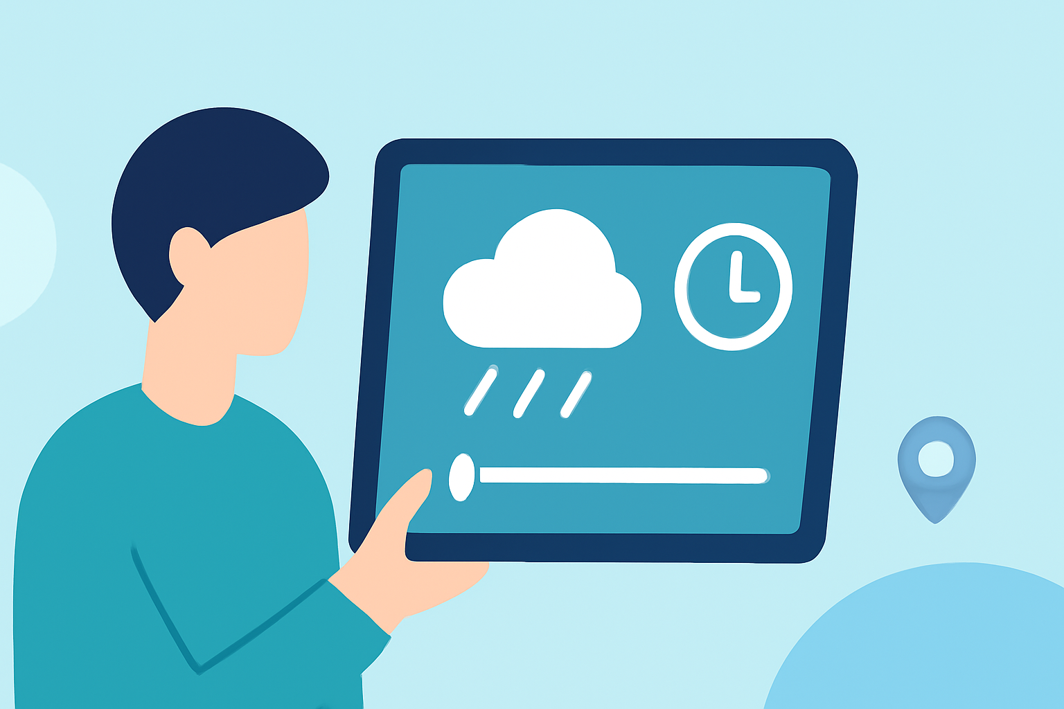 Using Clime for Accurate Rain Timing on Your Tablet