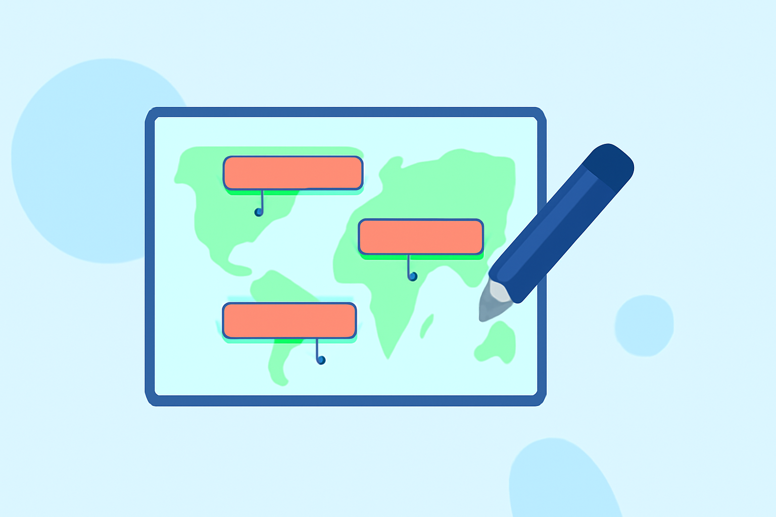 Map Overlay Text Labels Editing for Daily Posting