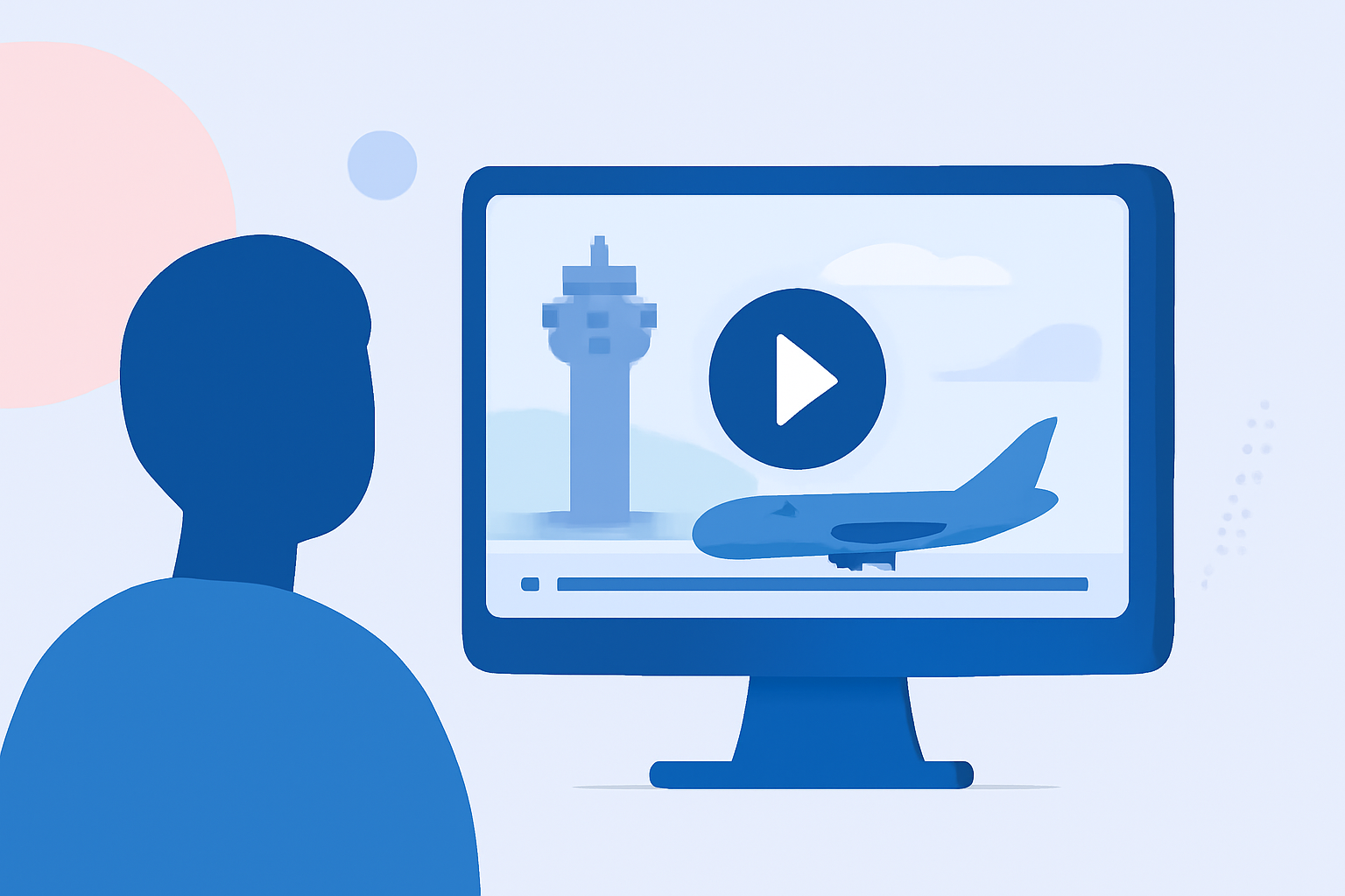 Enhancing Social Media with Airport Ambience Videos