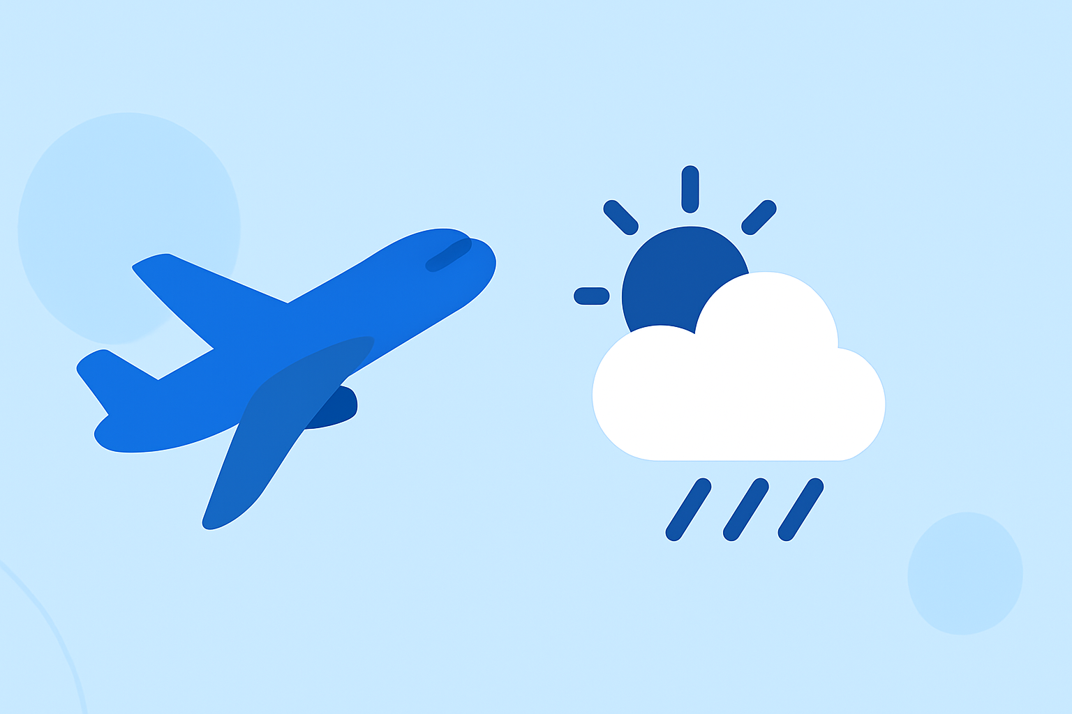 Predicting Flight Delays from the Forecast the Easy Way