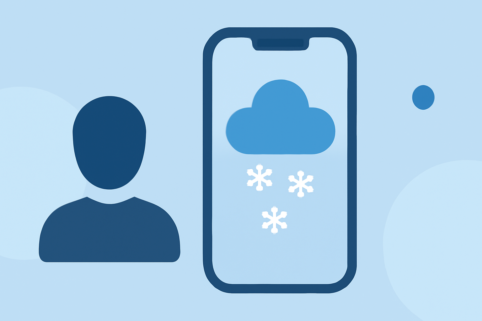 Snowstorm Preparation Tutorial on iPhone