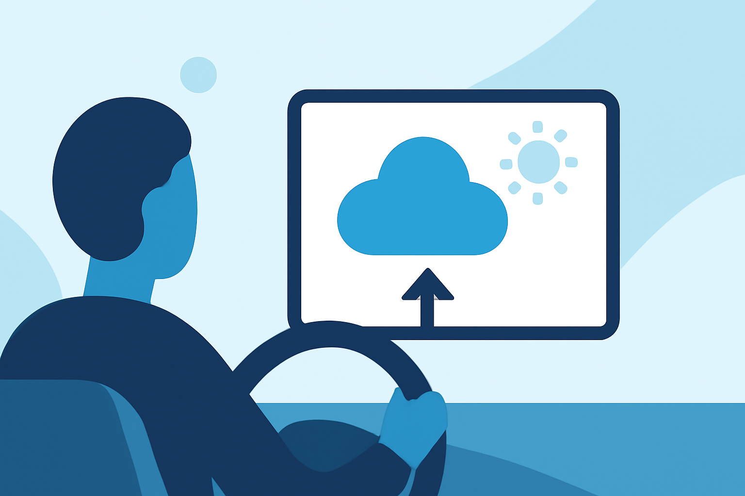 Quick Cloud Cover Forecast in the Car