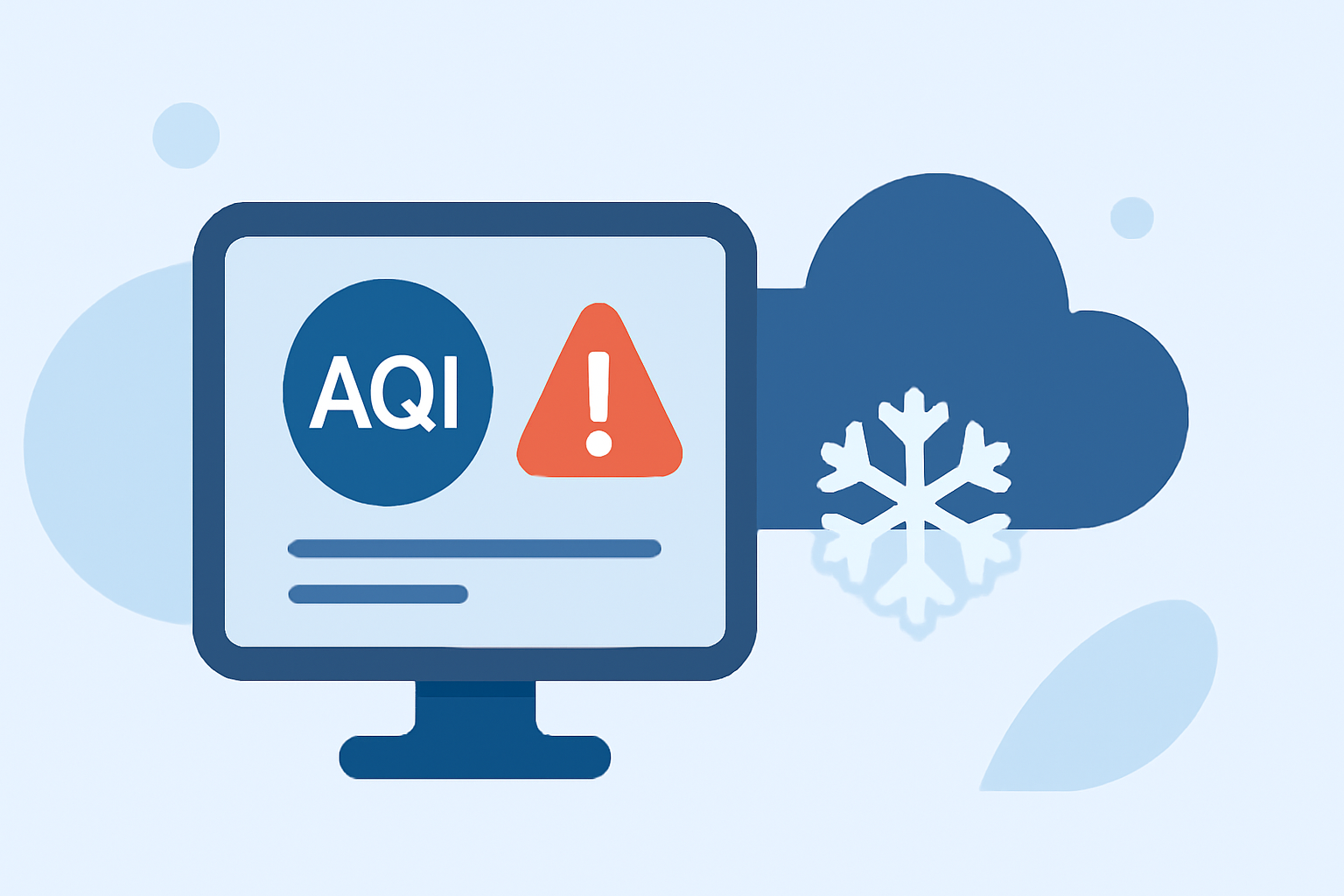 AQI Alerts Workflow During Winter Storms