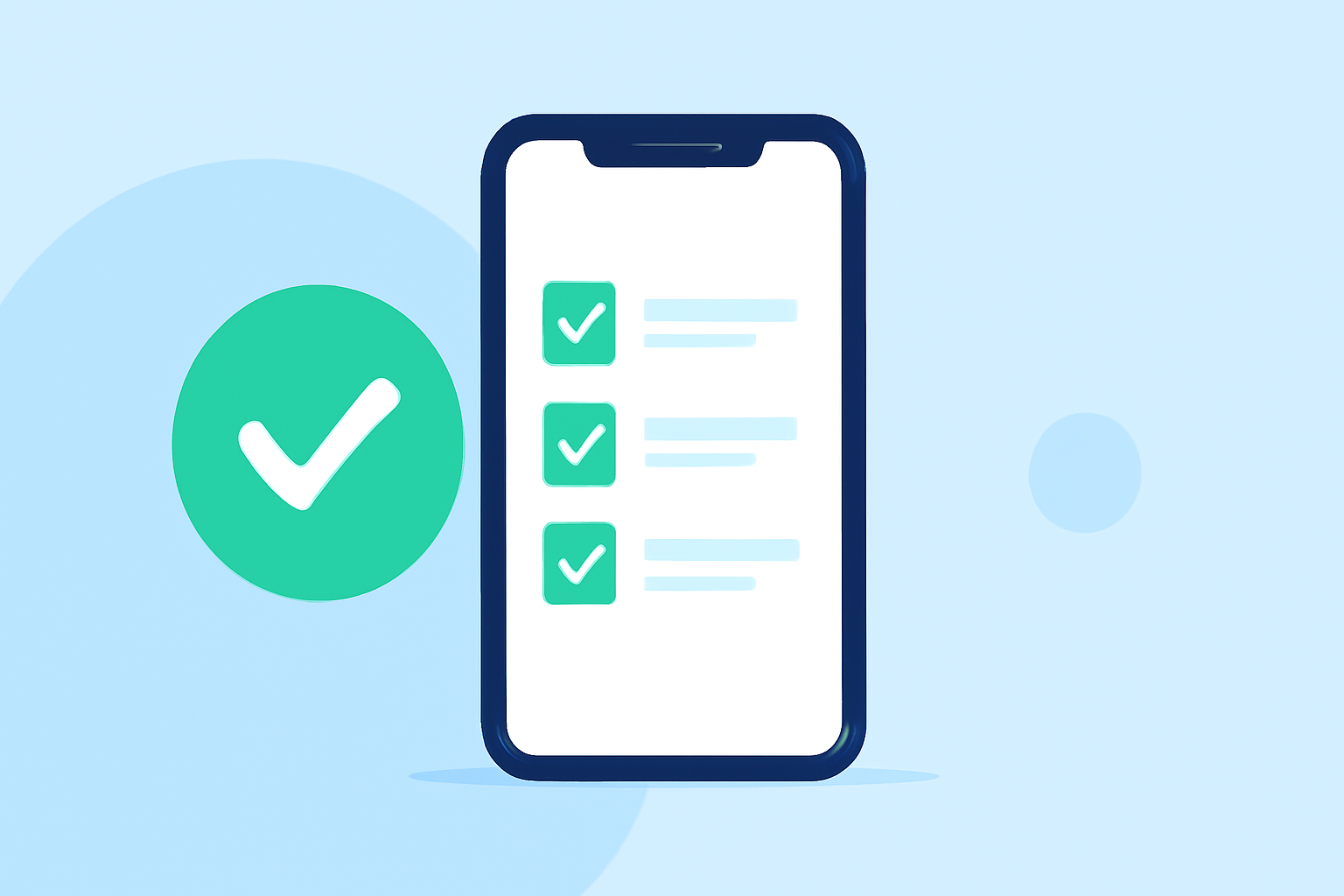 Road Trip Recap Montage Checklist on iPhone