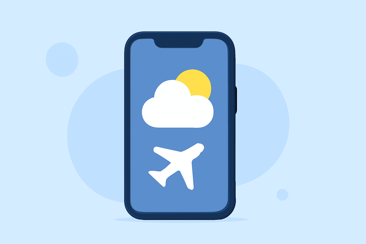 Best Weather Windows for Flight Connections on iPhone