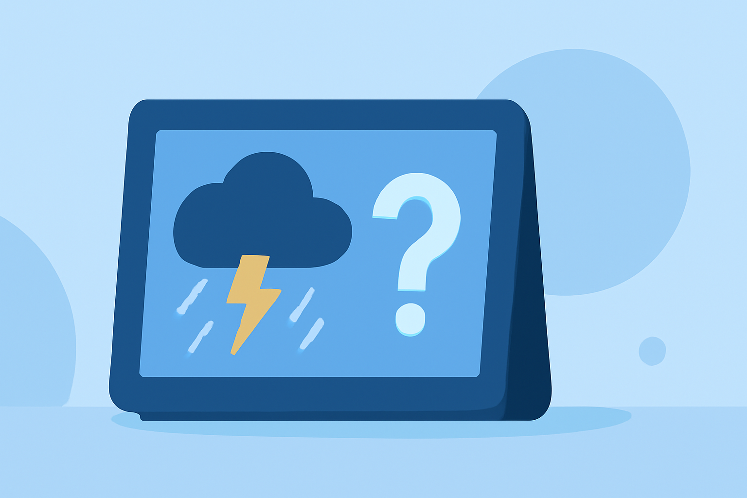 Common Thunderstorm Tracking Questions on Smart Displays