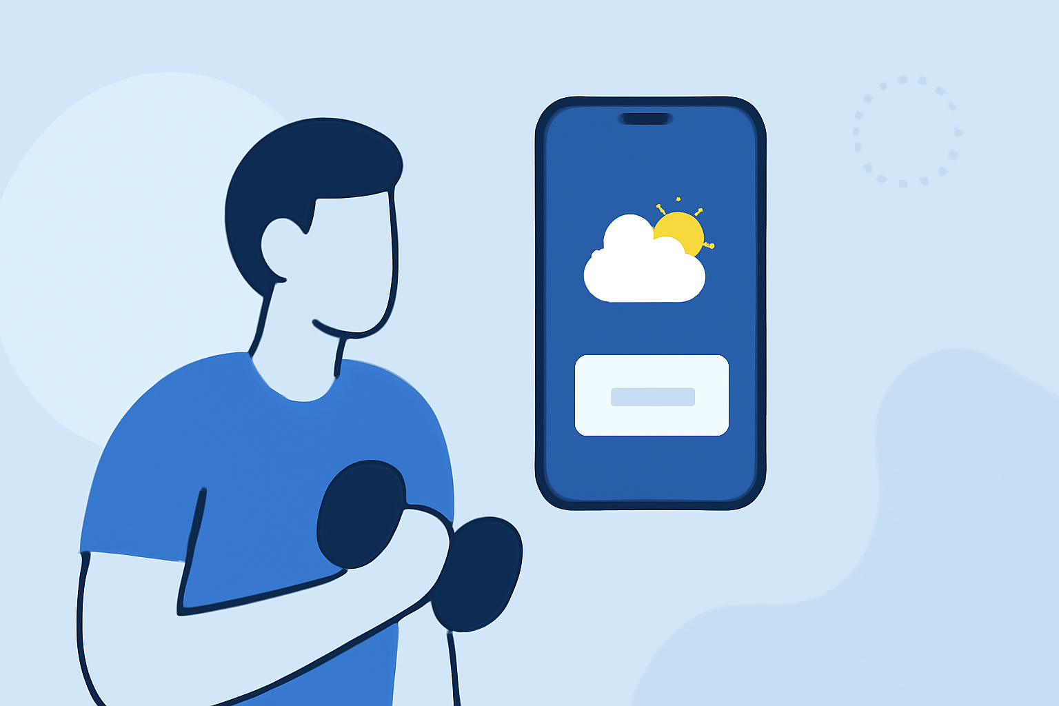 Easy Weather Notification Badges During Workouts
