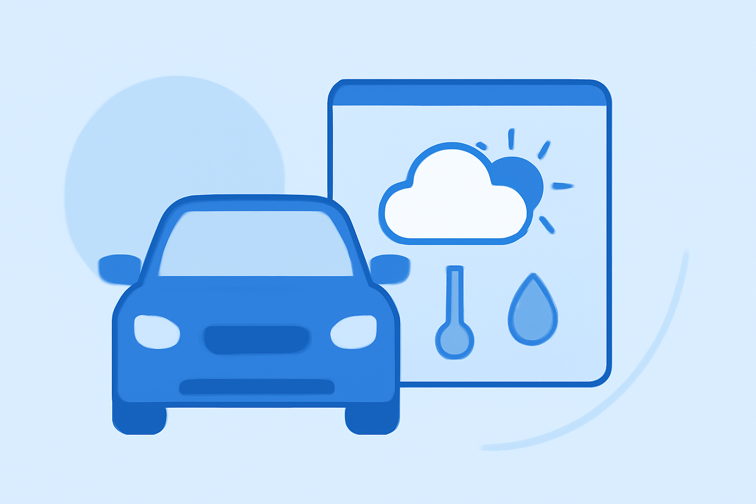 Optimizing In-Car Weather Monitoring for Outdoor Events