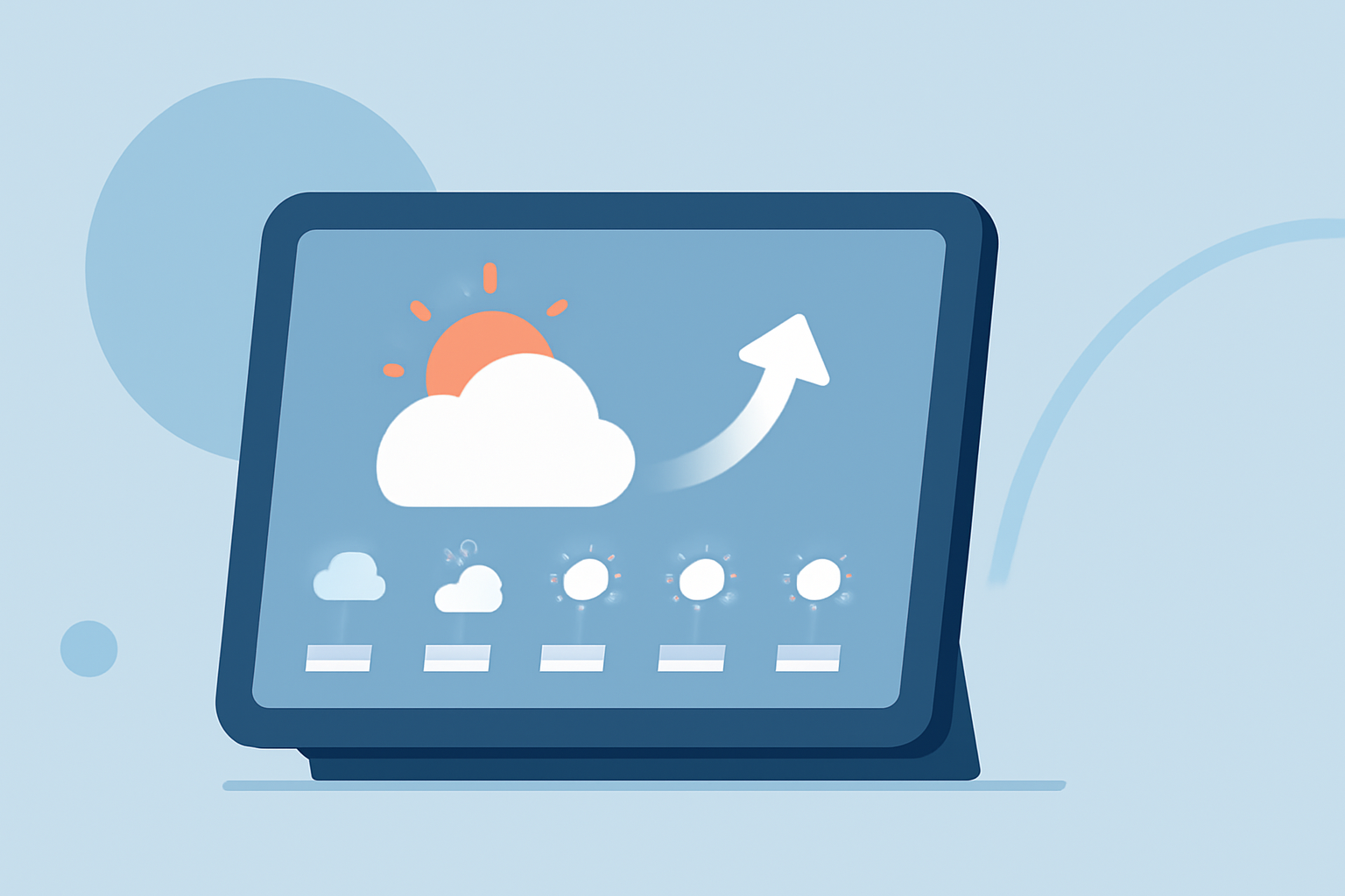 Understanding Long-Term Weather Forecasts on Smart Displays