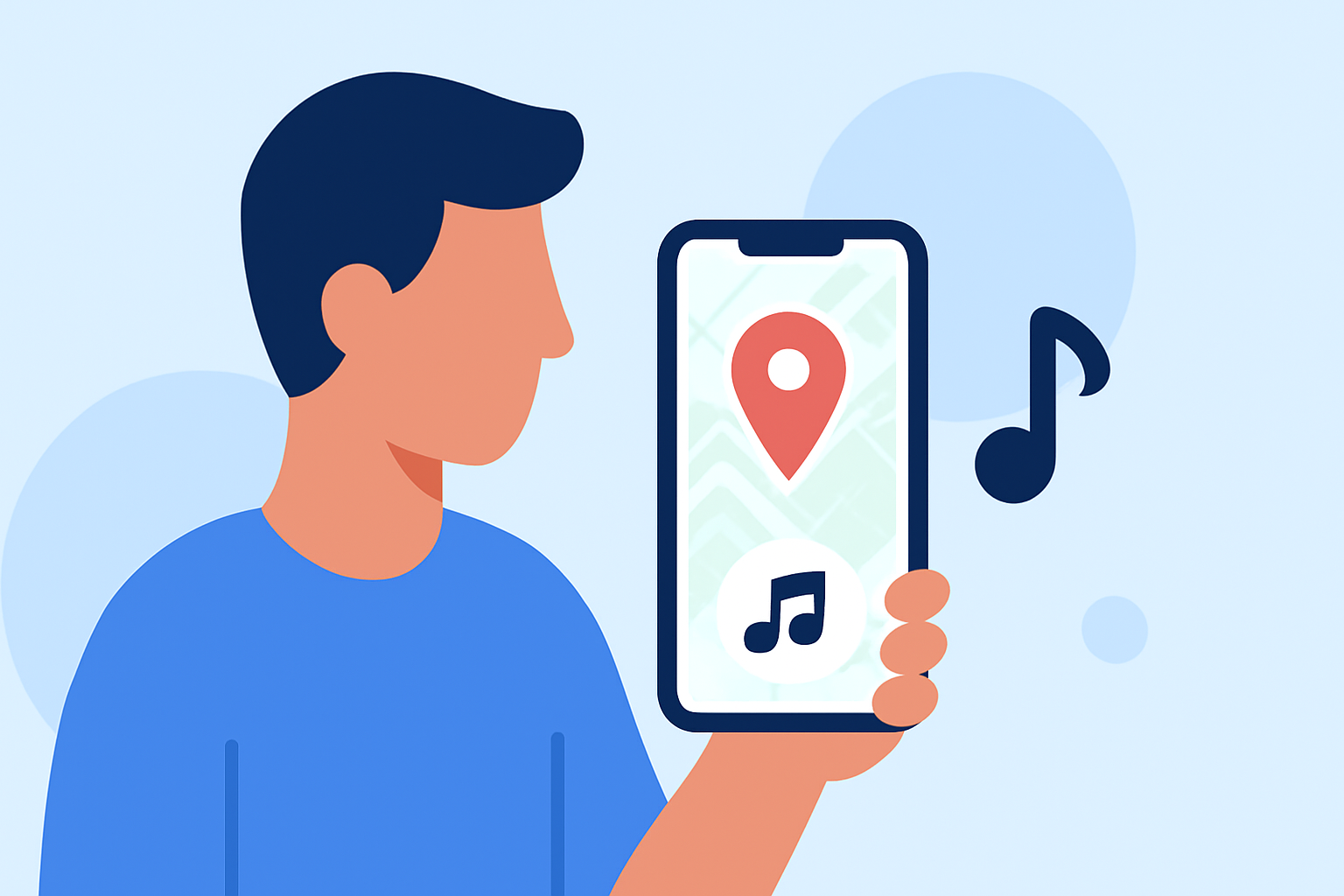How to Add Music to Map Overlays Using Your Phone