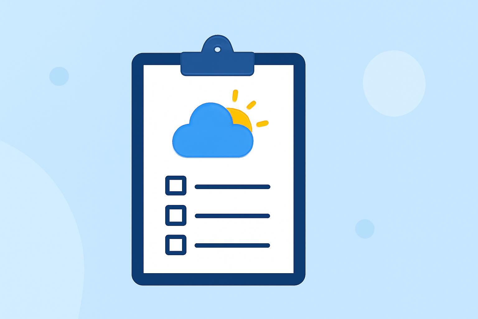 Your Essential Weekly Weather Forecast Checklist
