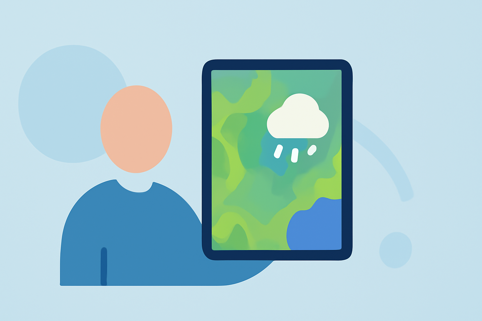 Getting Started with Precipitation Maps on iPad