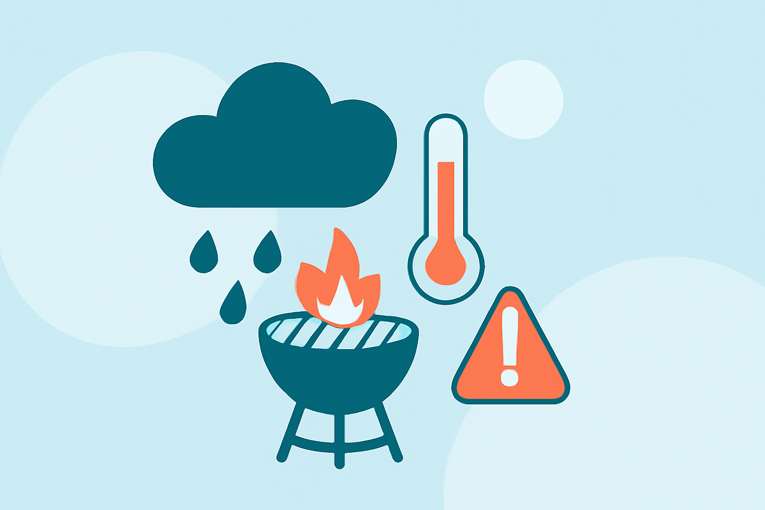 Weather-Related Mistakes to Avoid for an Outdoor Barbecue