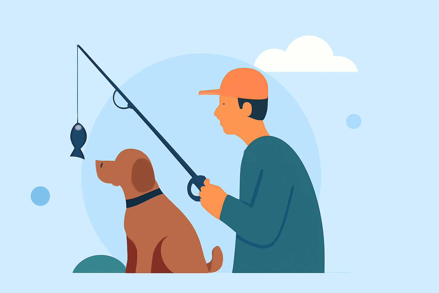 Weather Considerations for Outdoor Fishing with Pets