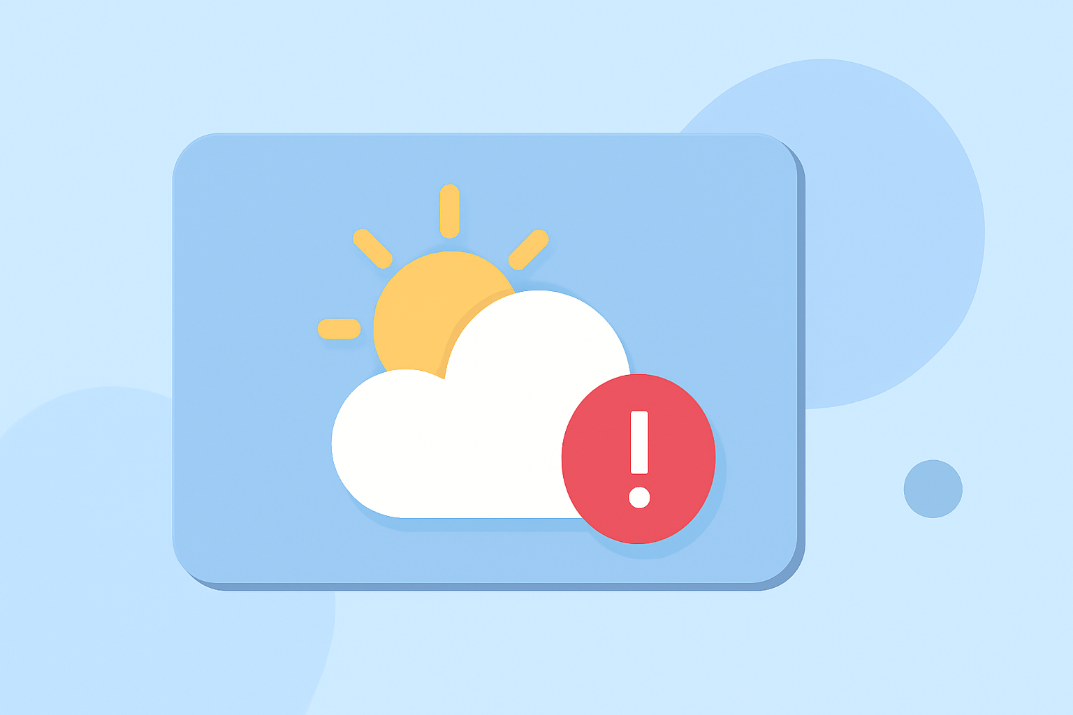 Weather Notification Badges Basics