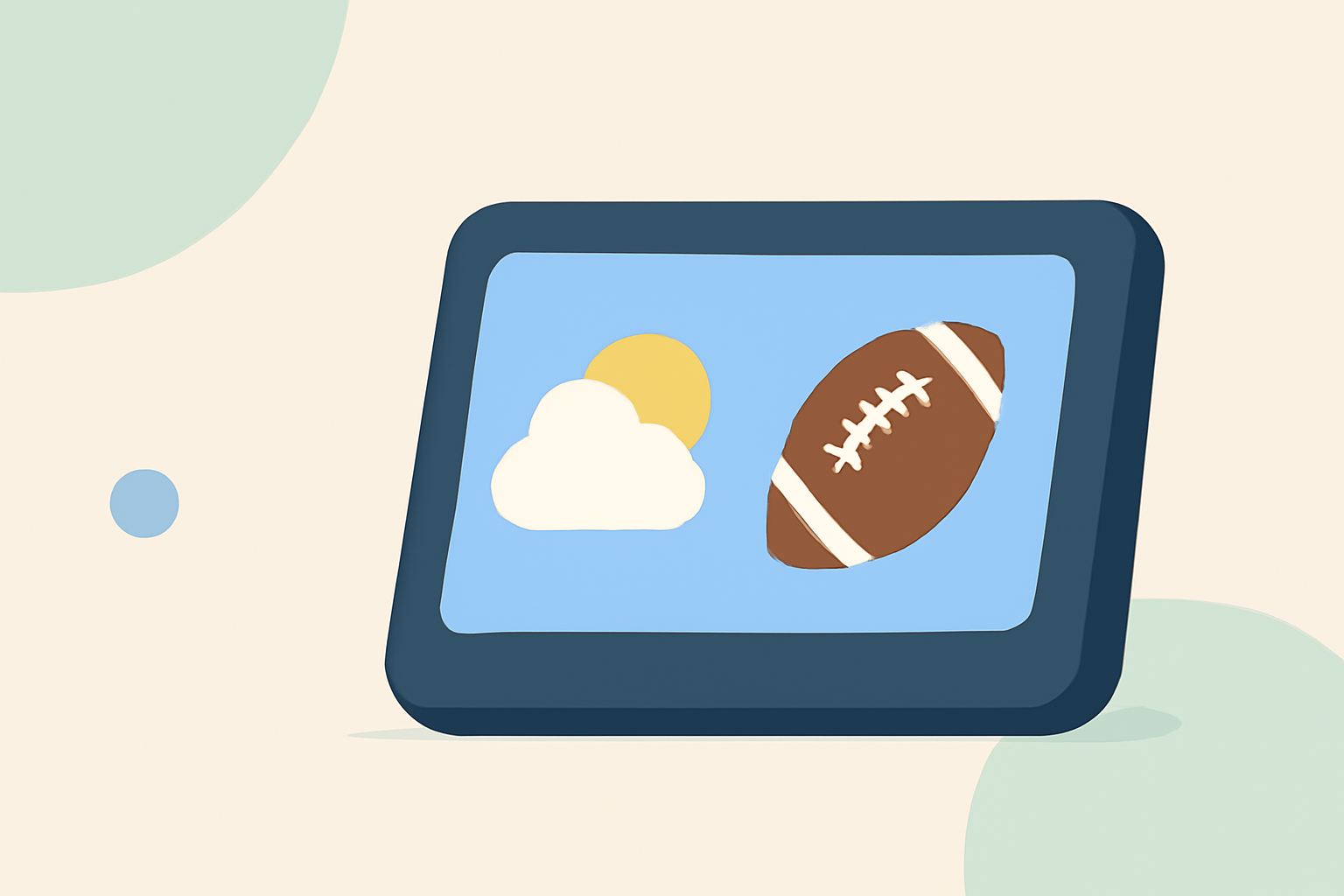 Enhancing Your Smart Display with Football Weather Updates