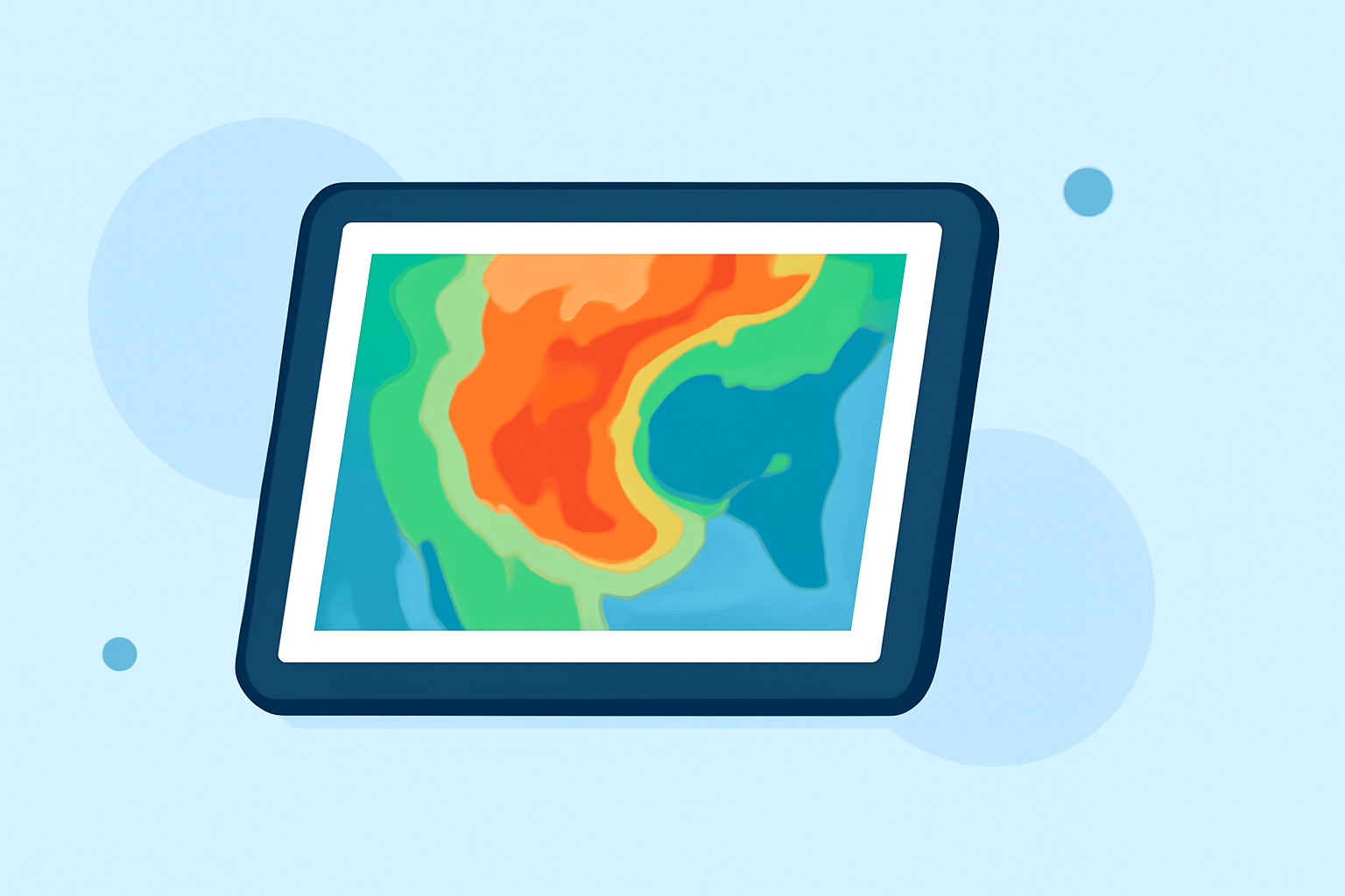Understanding Storm-Relative Velocity Maps on Tablets