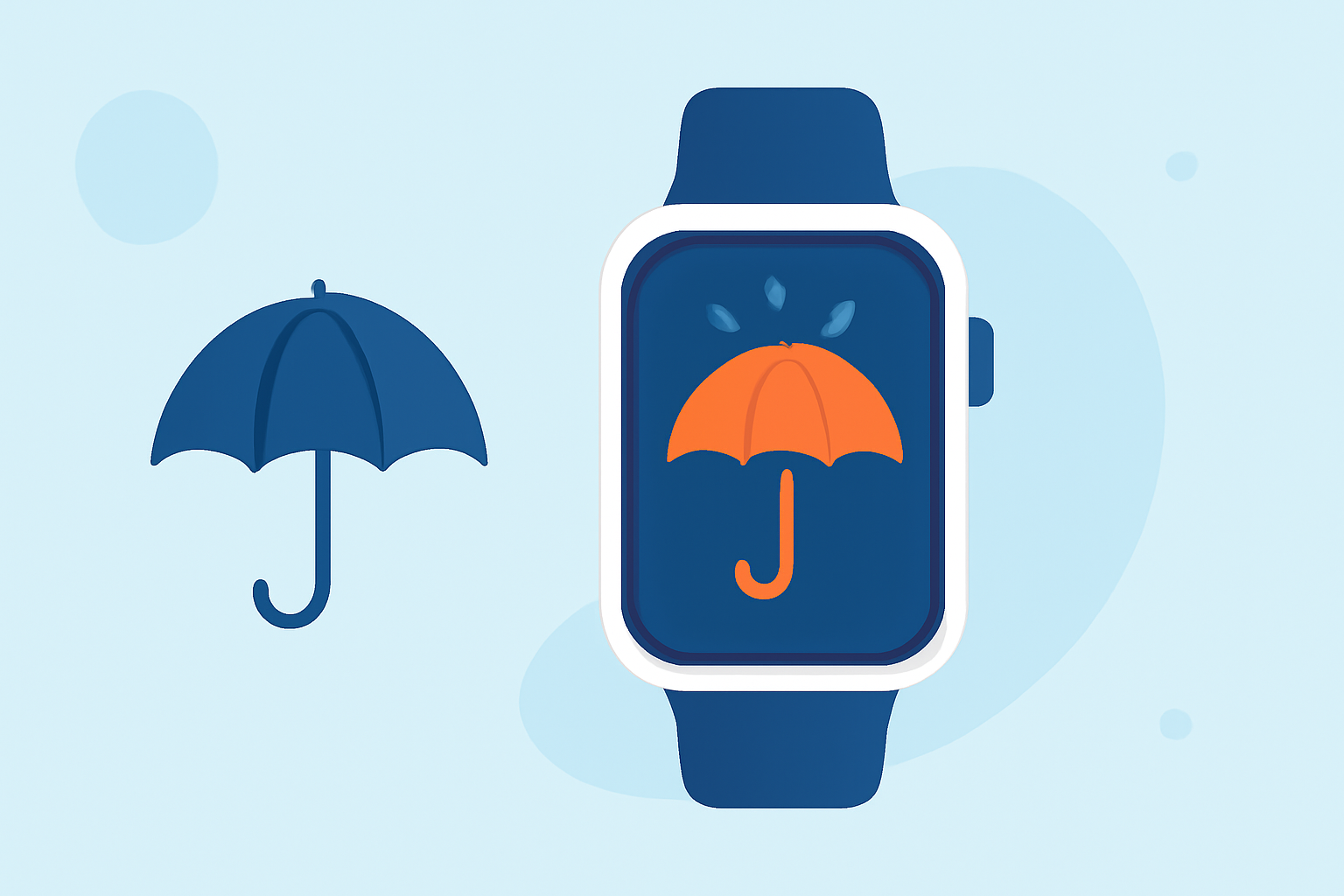 Best Umbrellas for Rain Forecasts Examples on Wear OS