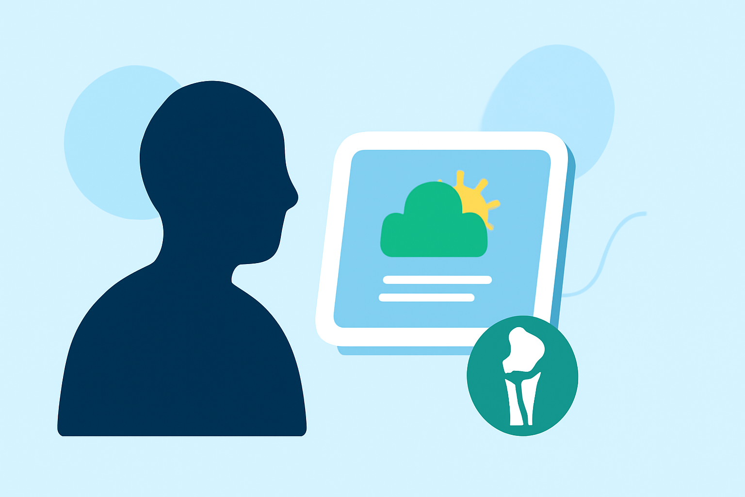 Managing Joint Pain with Weather Insights on Your Smart Display