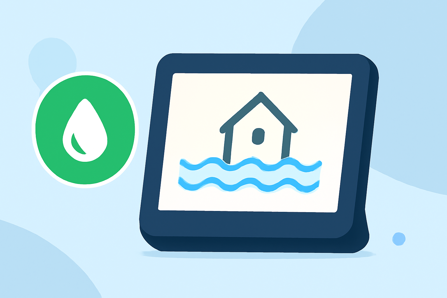Easy Flood Basics on a Smart Display