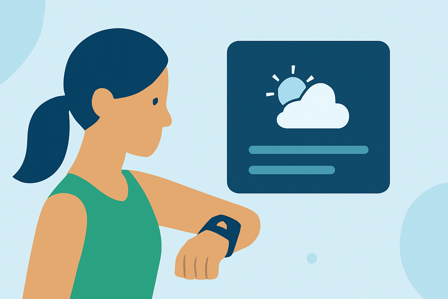Enhancing Workout Focus with Seamless Weather Notifications