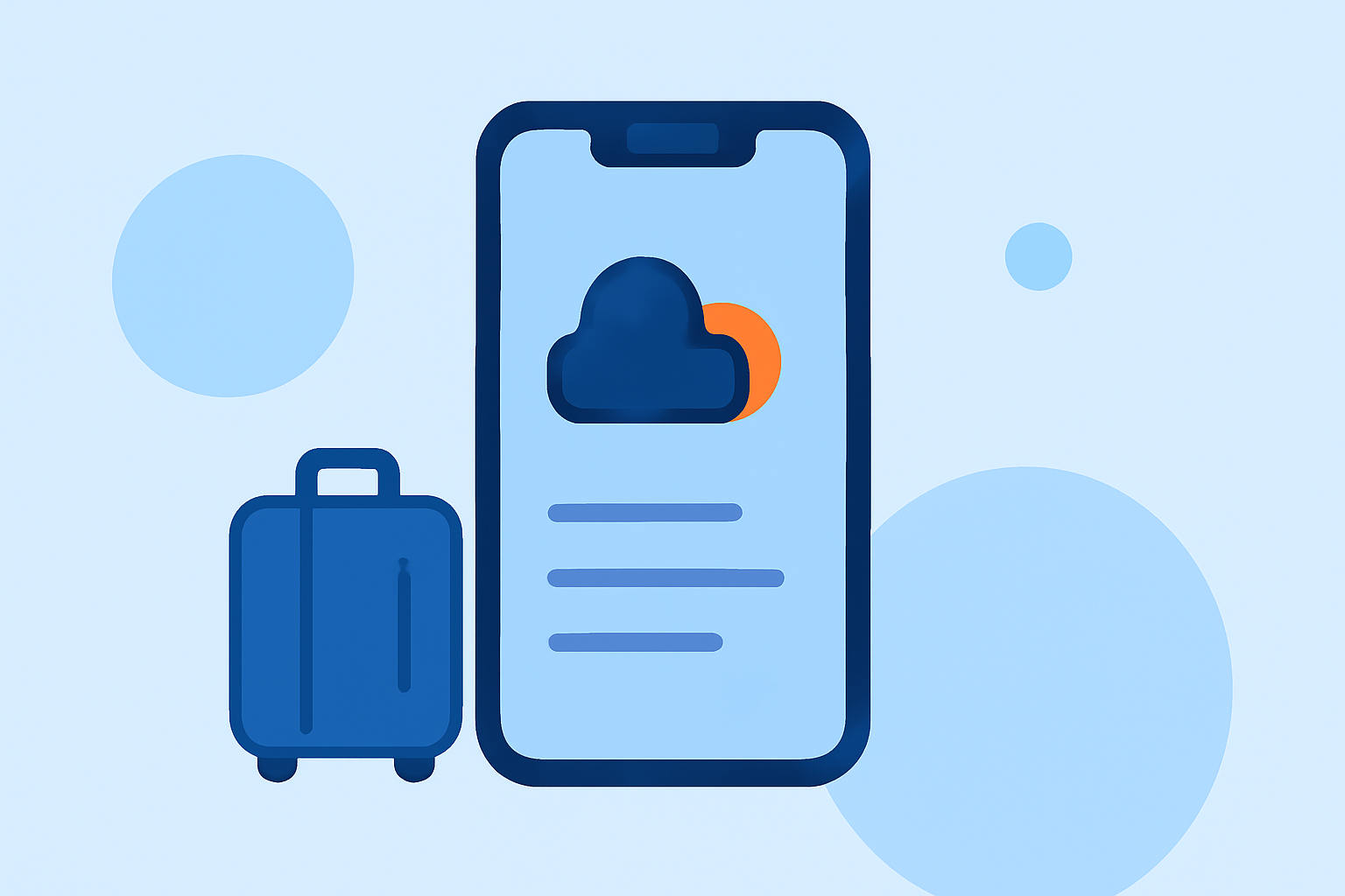 Quick Packing for Seasonal Weather on Your Phone